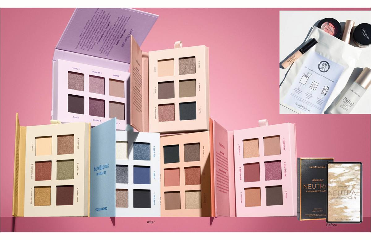 bareMinerals packaging redesign